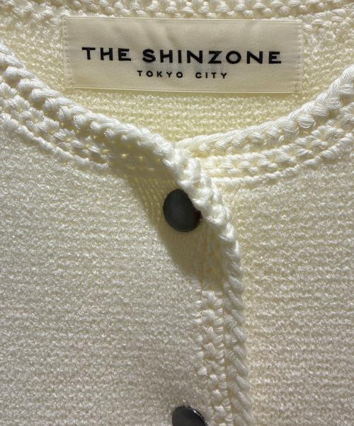 THE SHINZONE（ザ シンゾーン）THE SHINZONE (ザ シンゾーン) 24SS KNIT JACKET ホワイト サイズ:FOの古着・服飾アイテム