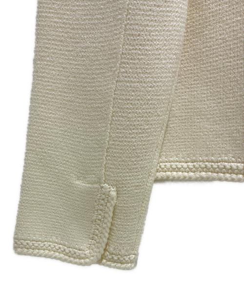 THE SHINZONE（ザ シンゾーン）THE SHINZONE (ザ シンゾーン) 24SS KNIT JACKET ホワイト サイズ:FOの古着・服飾アイテム