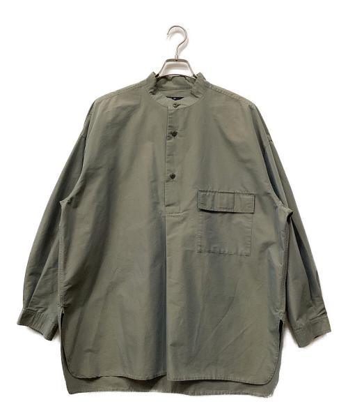 meanswhile（ミーンズワイル）meanswhile (ミーンズワイル) Officer's SH グリーン サイズ:3の古着・服飾アイテム