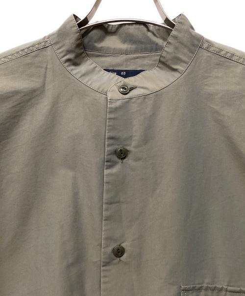 meanswhile（ミーンズワイル）meanswhile (ミーンズワイル) Officer's SH グリーン サイズ:3の古着・服飾アイテム