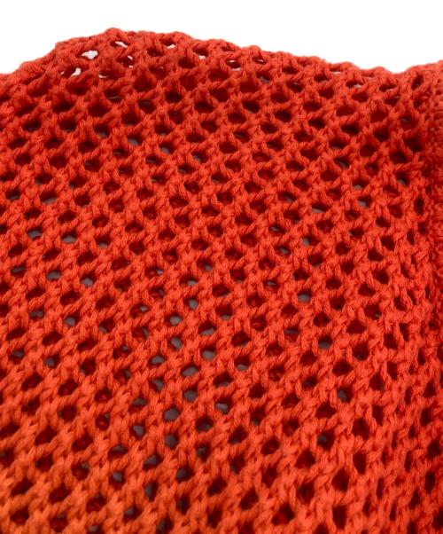 stussy（ステューシー）stussy (ステューシー) Pigment Dyed Loose Gauge/ピグメントダイルーズゲージ オレンジ サイズ:Lの古着・服飾アイテム