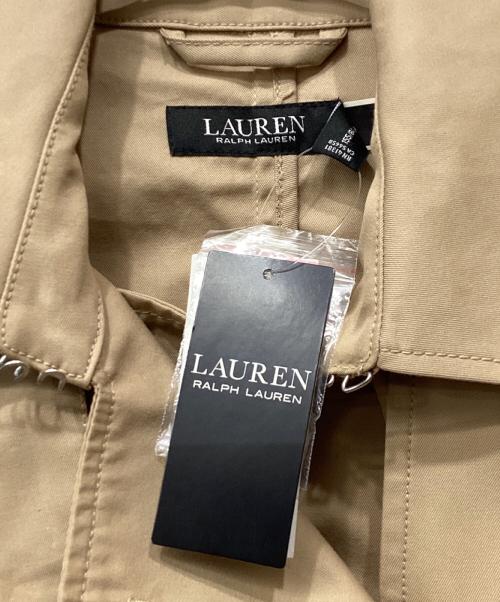 LAUREN RALPH LAUREN（ローレンラルフローレン）LAUREN RALPH LAUREN (ローレンラルフローレン) ショート ダブルブレステッド ツイル トレンチ コート ベージュ サイズ:2の古着・服飾アイテム