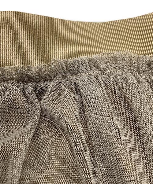 Spick and Span（スピック＆スパン）Spick and Span (スピック＆スパン) チュールスカート ベージュ サイズ:38の古着・服飾アイテム