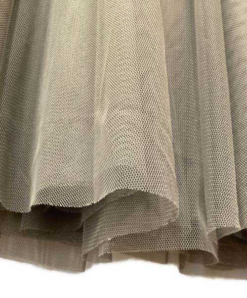 Spick and Span（スピック＆スパン）Spick and Span (スピック＆スパン) チュールスカート ベージュ サイズ:38の古着・服飾アイテム