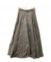 不明 (フメイ) HAND DYE NYLON タックフレアスカート グレー サイズ:2：7000円