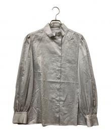 foufou（フーフー）の古着「stand collar dress shirts」｜グレー