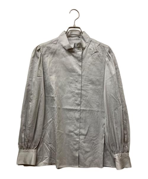 foufou（フーフー）foufou (フーフー) stand collar dress shirts グレー サイズ:FREEの古着・服飾アイテム