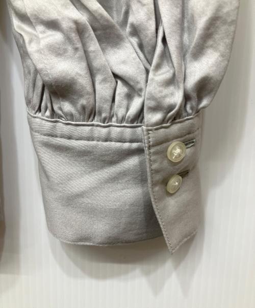 foufou（フーフー）foufou (フーフー) stand collar dress shirts グレー サイズ:FREEの古着・服飾アイテム