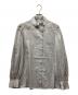 foufou（フーフー）の古着「stand collar dress shirts」｜グレー