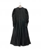 foufouフーフー）の古着「black sheer dress」｜ブラック