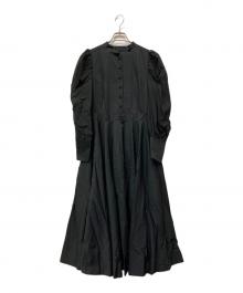 foufou（フーフー）の古着「black sheer dress」｜ブラック