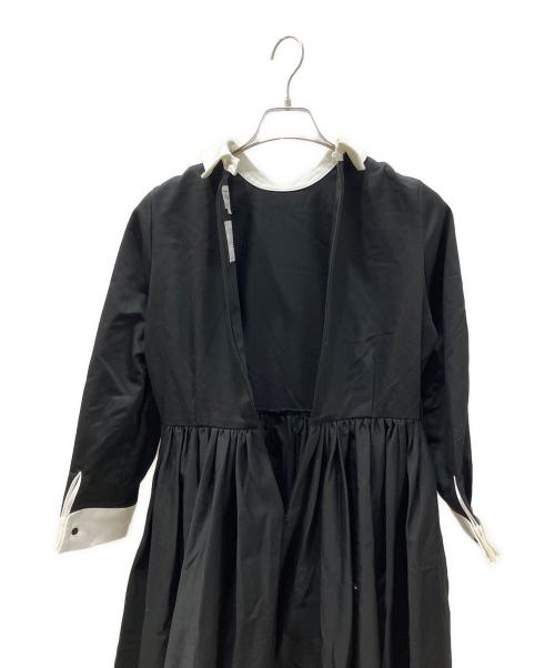 foufou（フーフー）foufou (フーフー) double cuffs bicolor one piece ブラック サイズ:1の古着・服飾アイテム