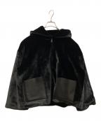 UNITED ARROWSユナイテッドアローズ）の古着「フェイクファーブルゾン」｜ブラック