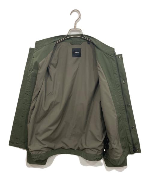 theory（セオリー）theory (セオリー) ステンカラーボンバージャケット カーキ サイズ:Sの古着・服飾アイテム