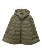 theory luxeセオリーリュクス）の古着「ケープダウンコート」｜オリーブ