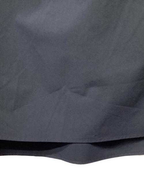 UNITED ARROWS（ユナイテッドアローズ）UNITED ARROWS (ユナイテッドアローズ) レースプリーツ フリル ブラウス ネイビー サイズ:Freeの古着・服飾アイテム