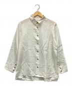 Conteコンテ）の古着「キュプラシルクシャツ」｜ホワイト