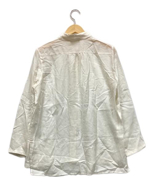 Conte（コンテ）Conte (コンテ) キュプラシルクシャツ ホワイト サイズ:表記なしの古着・服飾アイテム