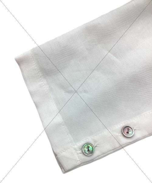 Conte（コンテ）Conte (コンテ) キュプラシルクシャツ ホワイト サイズ:表記なしの古着・服飾アイテム