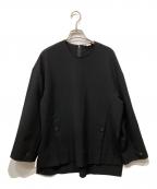 ENFOLDエンフォルド）の古着「2WAY SLEEVE PULLOVER」｜ブラック