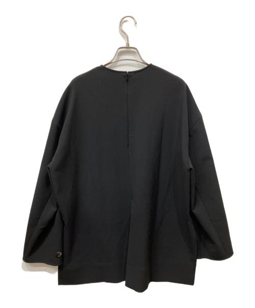 ENFOLD（エンフォルド）ENFOLD (エンフォルド) 2WAY SLEEVE PULLOVER ブラック サイズ:38の古着・服飾アイテム