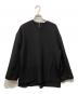ENFOLD（エンフォルド）の古着「2WAY SLEEVE PULLOVER」｜ブラック