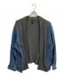BGHB（バガーチ）の古着「KNIT COMBI DENIM JKT」｜グレー×インディゴ