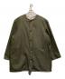 QUILP MODE et ARTISANS（クイルプモードエアーティザン）の古着「裏ボアノーカラージャケット」｜カーキ