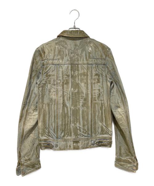 DIOR HOMME（ディオール オム）DIOR HOMME (ディオール オム) アイスブルーラスターコーティングジャケット ブルー サイズ:48の古着・服飾アイテム