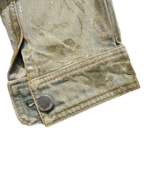 DIOR HOMME（ディオール オム）DIOR HOMME (ディオール オム) アイスブルーラスターコーティングジャケット ブルー サイズ:48の古着・服飾アイテム