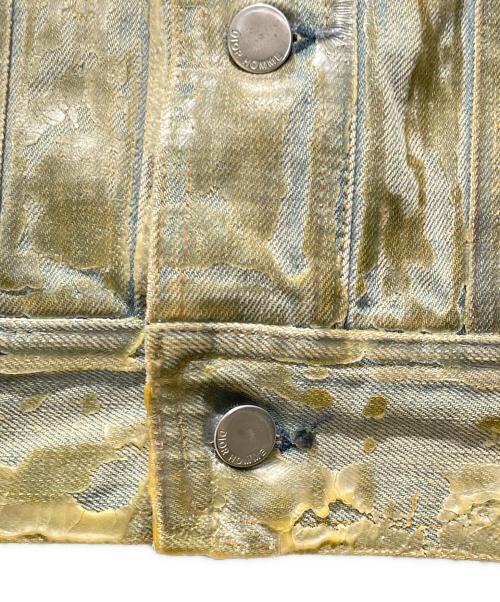 DIOR HOMME（ディオール オム）DIOR HOMME (ディオール オム) アイスブルーラスターコーティングジャケット ブルー サイズ:48の古着・服飾アイテム