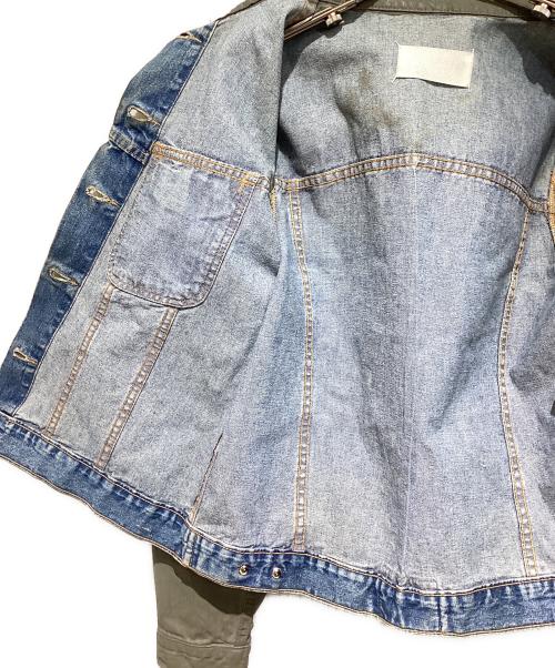 Maison Margiela（メゾンマルジェラ）Maison Margiela (メゾンマルジェラ) ペンキ コーティング デニムジャケット カーキ サイズ:Mの古着・服飾アイテム