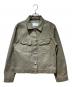 Maison Margiela（メゾンマルジェラ）の古着「ペンキ コーティング デニムジャケット」｜カーキ