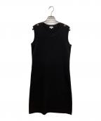 FOXEYフォクシー）の古着「ノースリーブニットワンピース」｜ブラック
