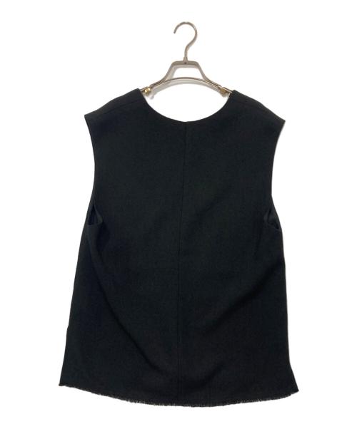 SLOBE IENA（スローブ イエナ）SLOBE IENA (スローブ イエナ) リングツィードジレ ブラック サイズ:-の古着・服飾アイテム