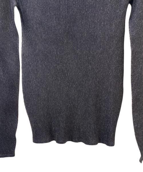 PLEATS PLEASE（プリーツプリーズ）PLEATS PLEASE (プリーツプリーズ) プリーツハイネックカットソー チャコールグレー サイズ:3の古着・服飾アイテム