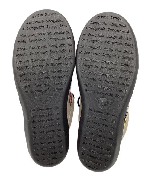 Sangacio（サンガッチョ）Sangacio (サンガッチョ) にゅ SNEAKERS（にゅーずスニーカー） ベージュ サイズ:27.5㎝の古着・服飾アイテム