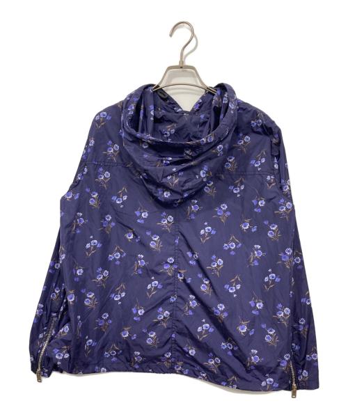 PRADA（プラダ）PRADA (プラダ) 花柄ナイロンジャケット ネイビー サイズ:44の古着・服飾アイテム