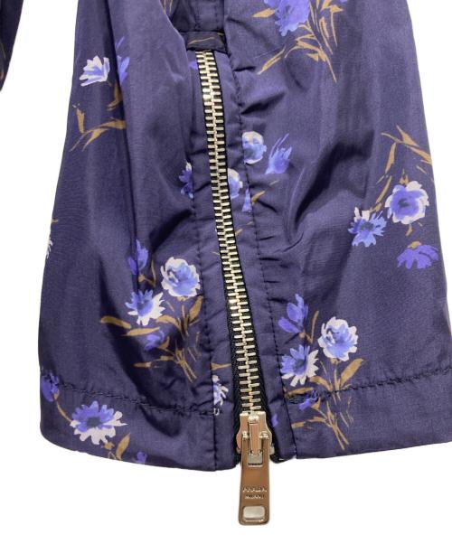 PRADA（プラダ）PRADA (プラダ) 花柄ナイロンジャケット ネイビー サイズ:44の古着・服飾アイテム