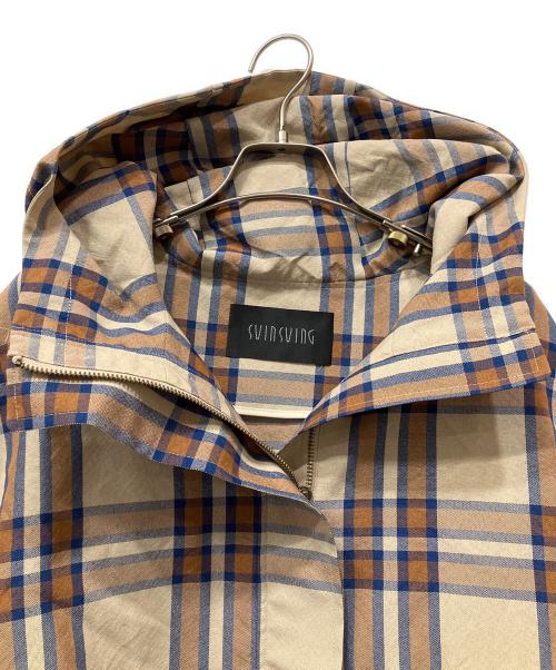 SWINSWING（スウィンスウィング）SWINSWING (スウィンスウィング) フーデッドジャケット ベージュ サイズ:40の古着・服飾アイテム