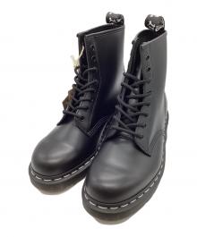 Dr.Martens（ドクターマーチン）の古着「ホワイトステッチ8ホールブーツ」｜ブラック