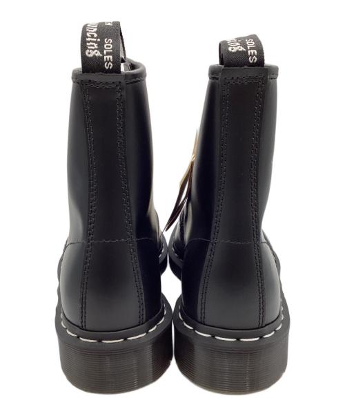 Dr.Martens（ドクターマーチン）Dr.Martens (ドクターマーチン) ホワイトステッチ8ホールブーツ ブラック サイズ:8の古着・服飾アイテム