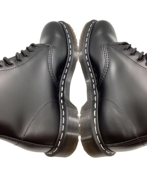 Dr.Martens（ドクターマーチン）Dr.Martens (ドクターマーチン) ホワイトステッチ8ホールブーツ ブラック サイズ:8の古着・服飾アイテム