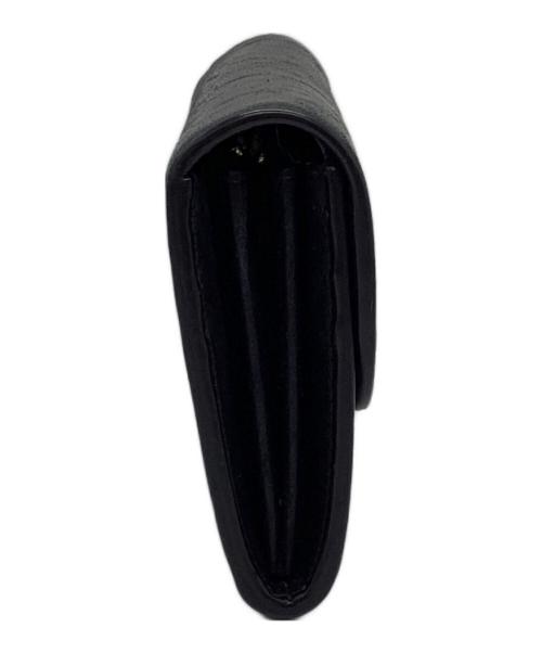 CELINE（セリーヌ）CELINE (セリーヌ) ラージフラップウォレット ブラックの古着・服飾アイテム