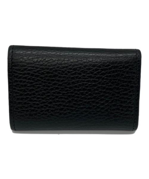 GUCCI（グッチ）GUCCI (グッチ) GGマーモント 6連レザー キーケース ブラックの古着・服飾アイテム