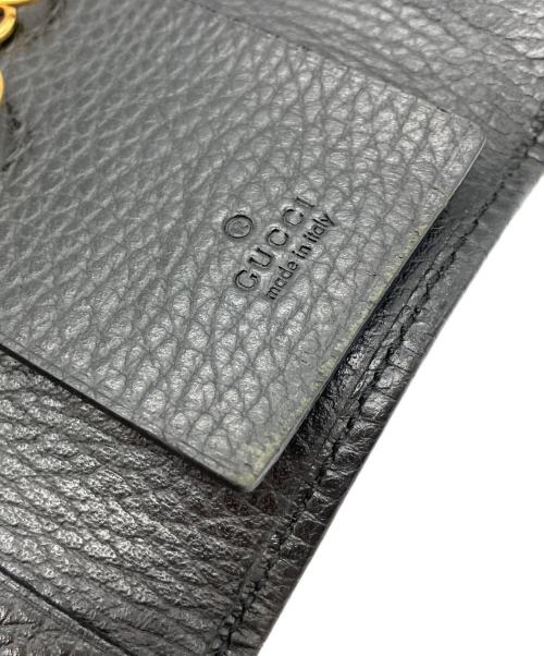 GUCCI（グッチ）GUCCI (グッチ) GGマーモント 6連レザー キーケース ブラックの古着・服飾アイテム