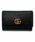 GUCCI（グッチ）の古着「GGマーモント 6連レザー キーケース」｜ブラック