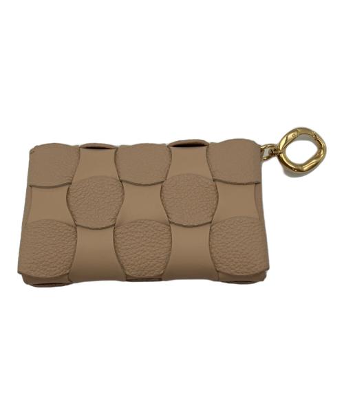 POLENE（ポレーヌ）POLENE (ポレーヌ) Neiti カードホルダー ベージュの古着・服飾アイテム