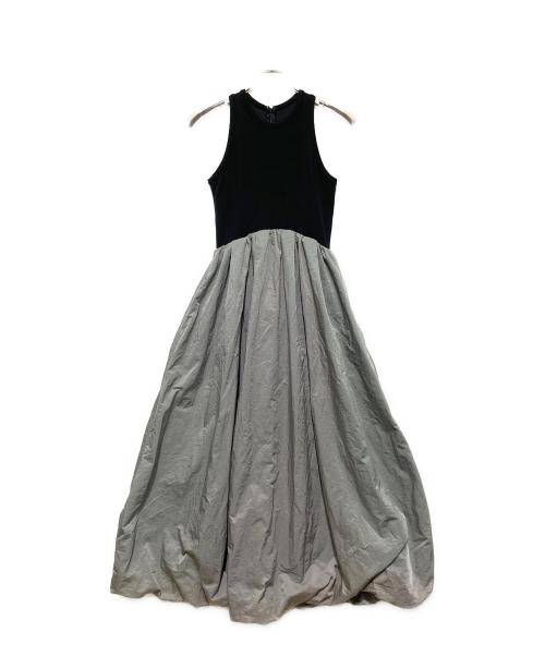 UN3D.（アンスリード）UN3D. (アンスリード) カットドッキングバルーンワンピース ブラック×グレー サイズ:36の古着・服飾アイテム