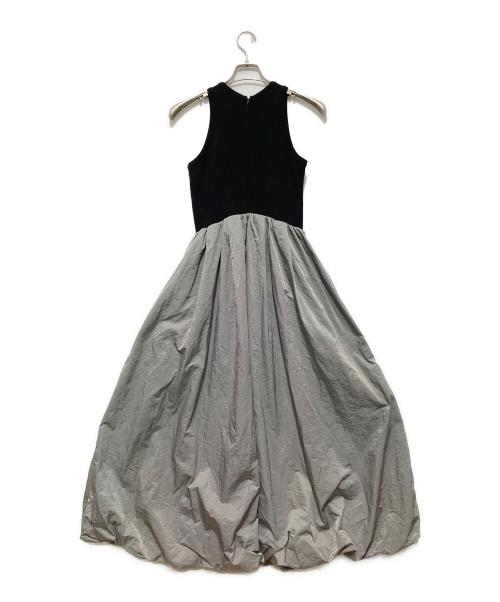 UN3D.（アンスリード）UN3D. (アンスリード) カットドッキングバルーンワンピース ブラック×グレー サイズ:36の古着・服飾アイテム